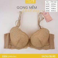 Áo ngực có gọng mềm mút dày MB 5304 bản lưng to 3 móc