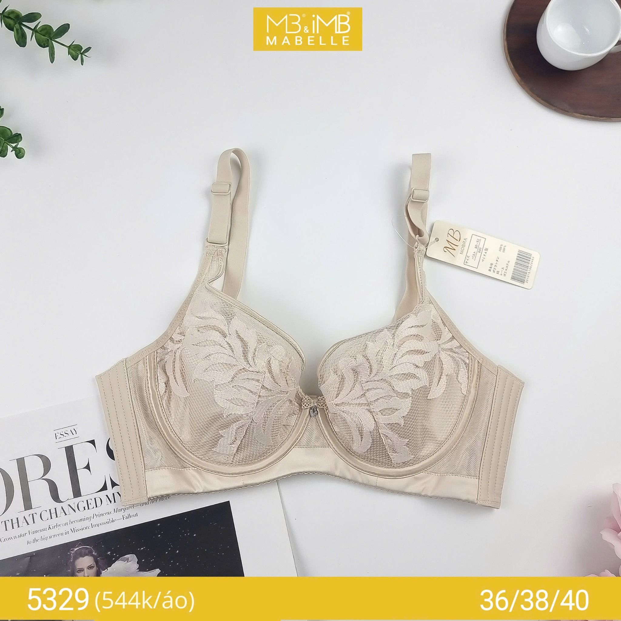 Áo ngực gọng mềm mút mỏng MB 5329