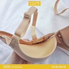 Áo ngực có gọng mút vừa lưng lưới 5335 2 móc
