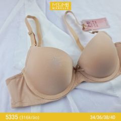 Áo ngực có gọng mút vừa lưng lưới 5335 2 móc