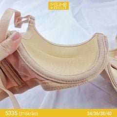 Áo ngực có gọng mút vừa lưng lưới 5335 2 móc