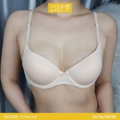 Áo ngực có gọng mút vừa lưng lưới 5335 2 móc