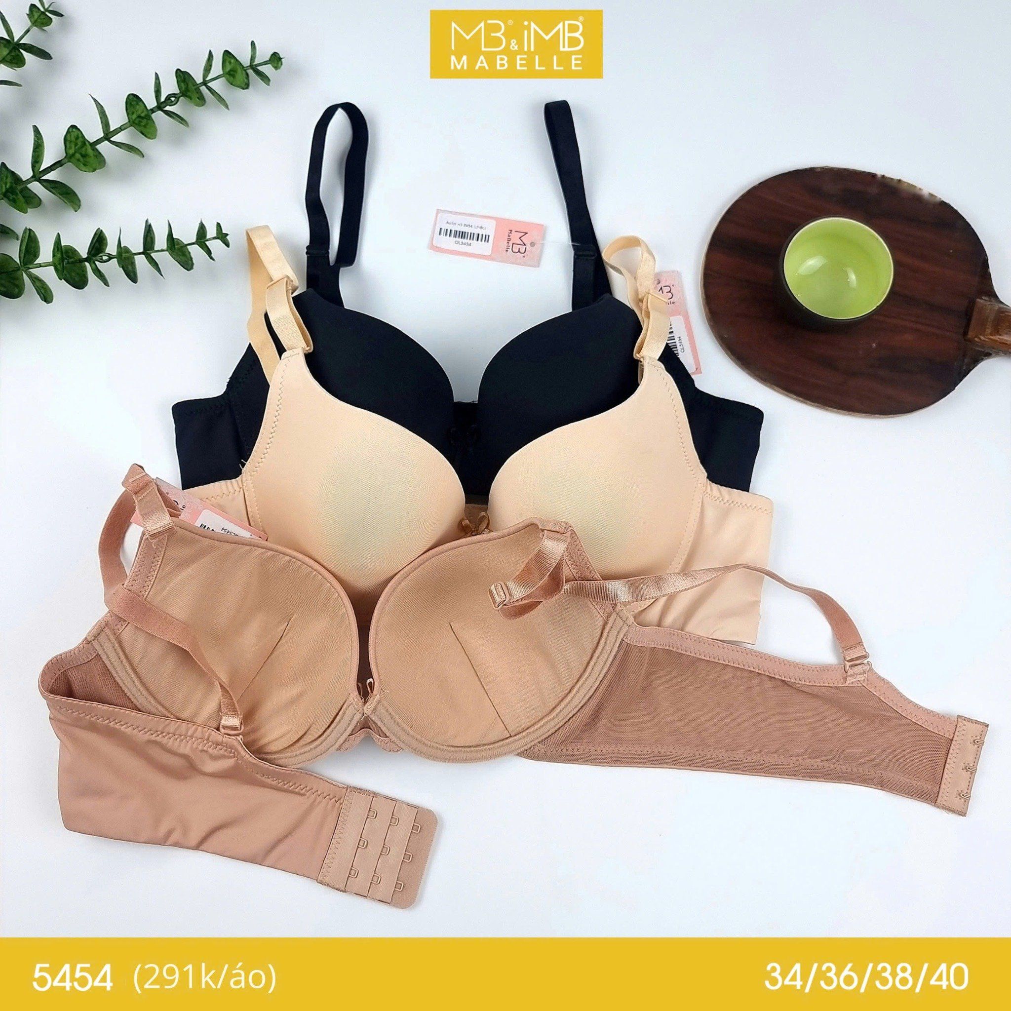 Áo ngực có gọng mút mỏng MB 5454 lưới điều hòa ôm gọn thoải mái