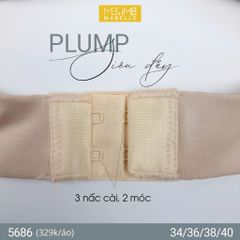 Áo ngực có gọng nâng đẩy mút nano MB 5686 bản lưng 2 móc