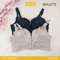 Áo ngực không gọng nâng đẩy 5690 4 móc