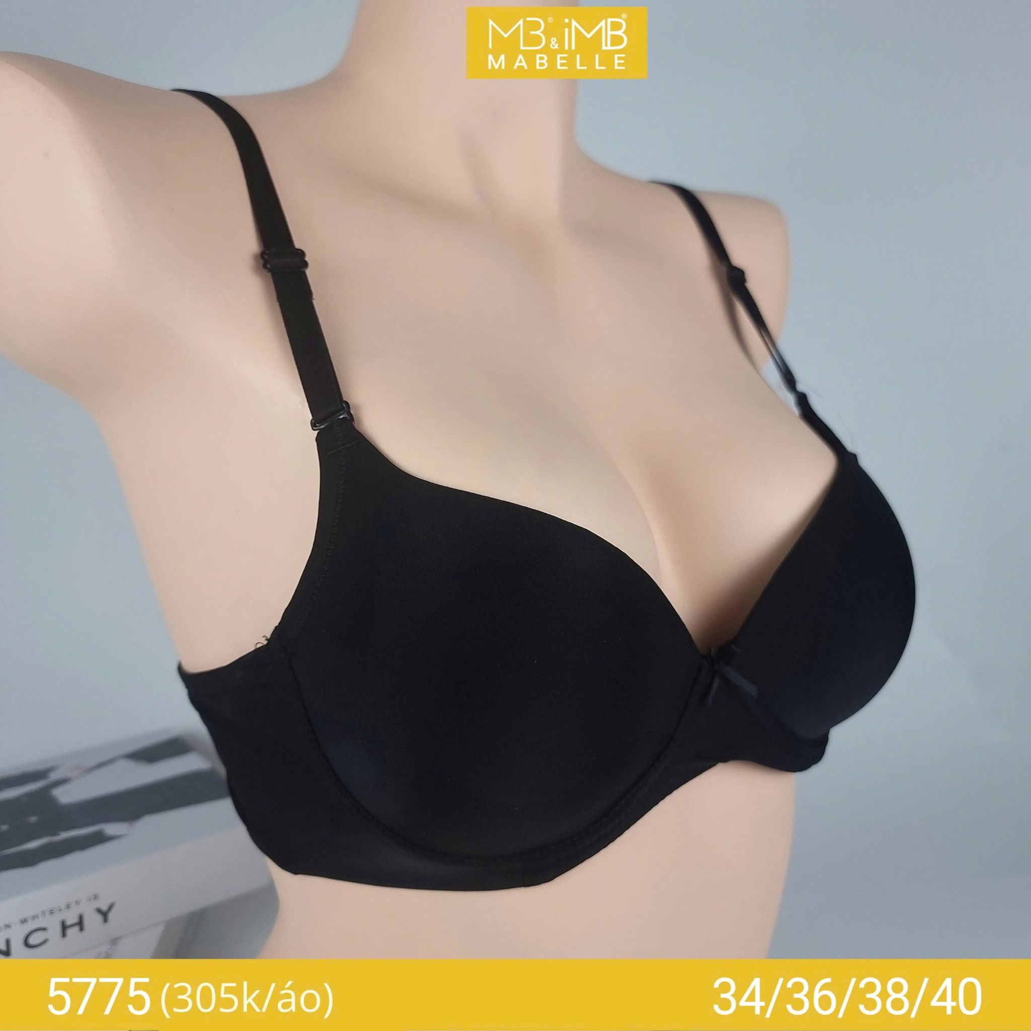 Áo ngực không gọng tạo khe, mút dày MB 5775 êm nhẹ, thoải mái