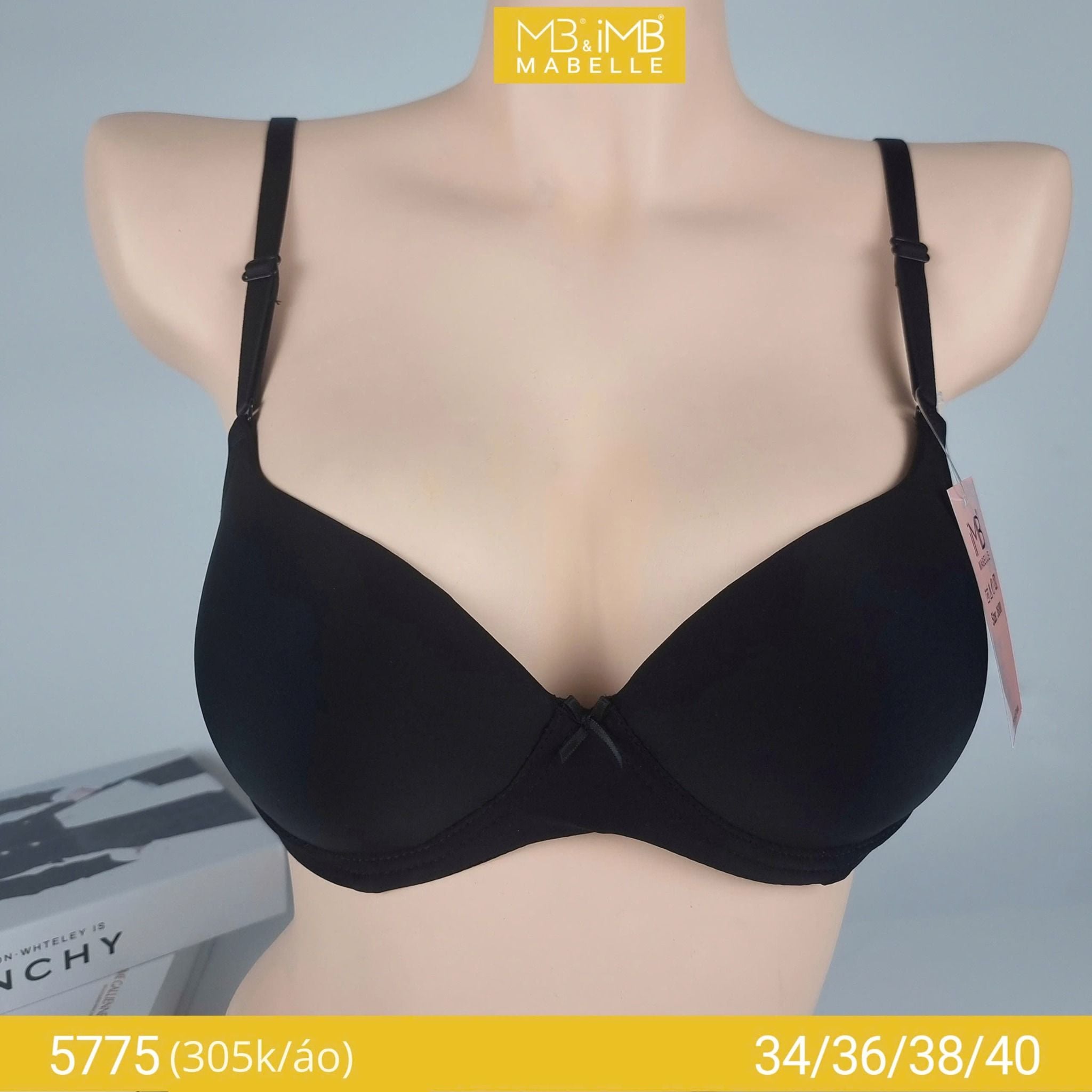 Áo ngực không gọng tạo khe, mút dày MB 5775 êm nhẹ, thoải mái