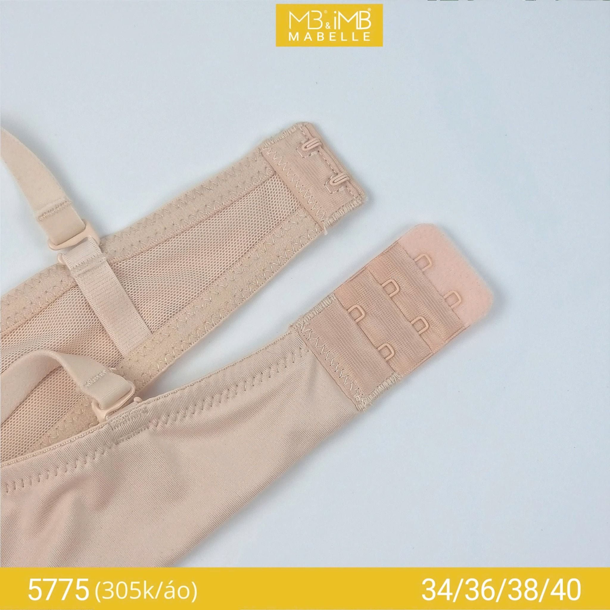 Áo ngực không gọng tạo khe, mút dày MB 5775 êm nhẹ, thoải mái