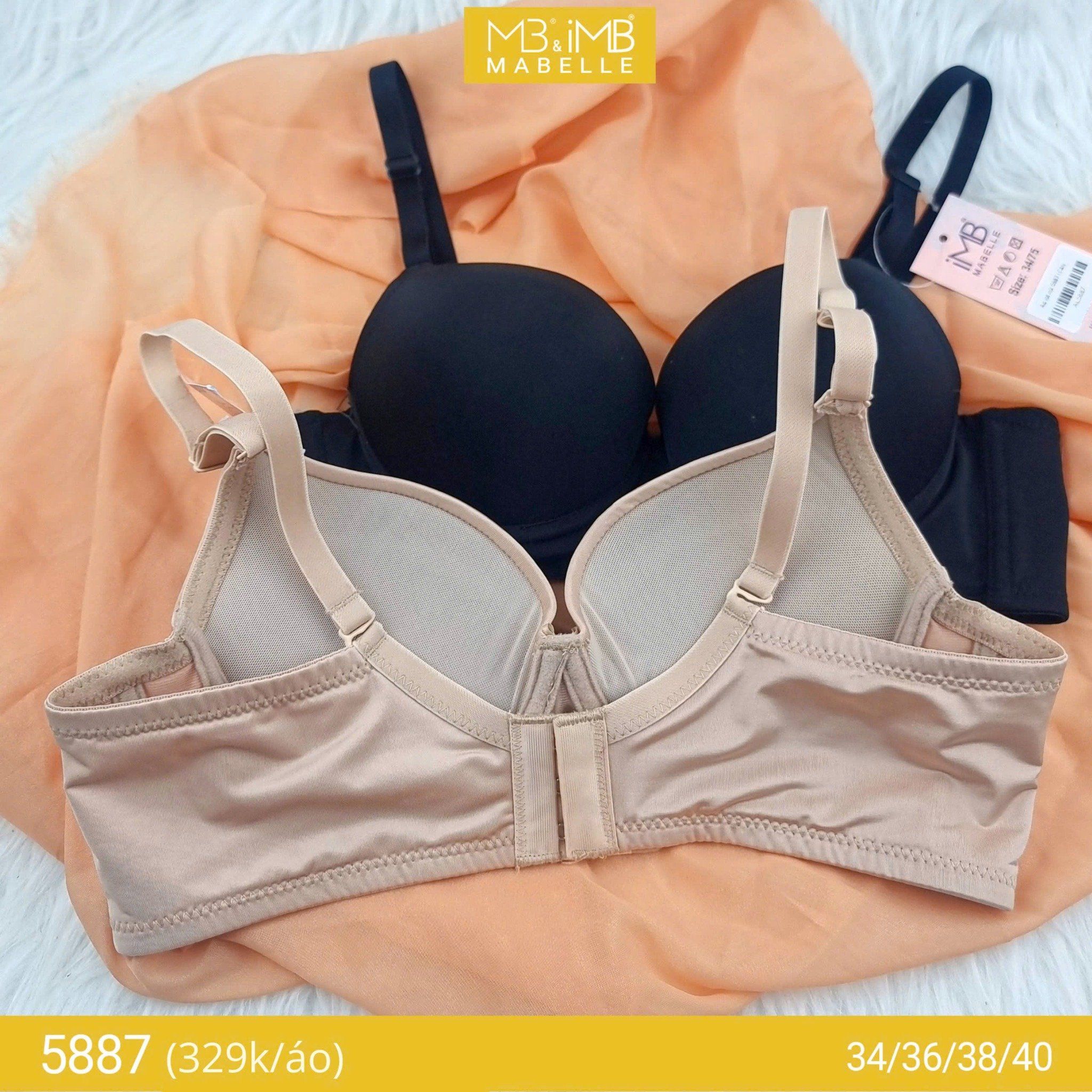 Áo ngực có gọng mút dày siêu đẩy MB 5887 lưới điều hòa