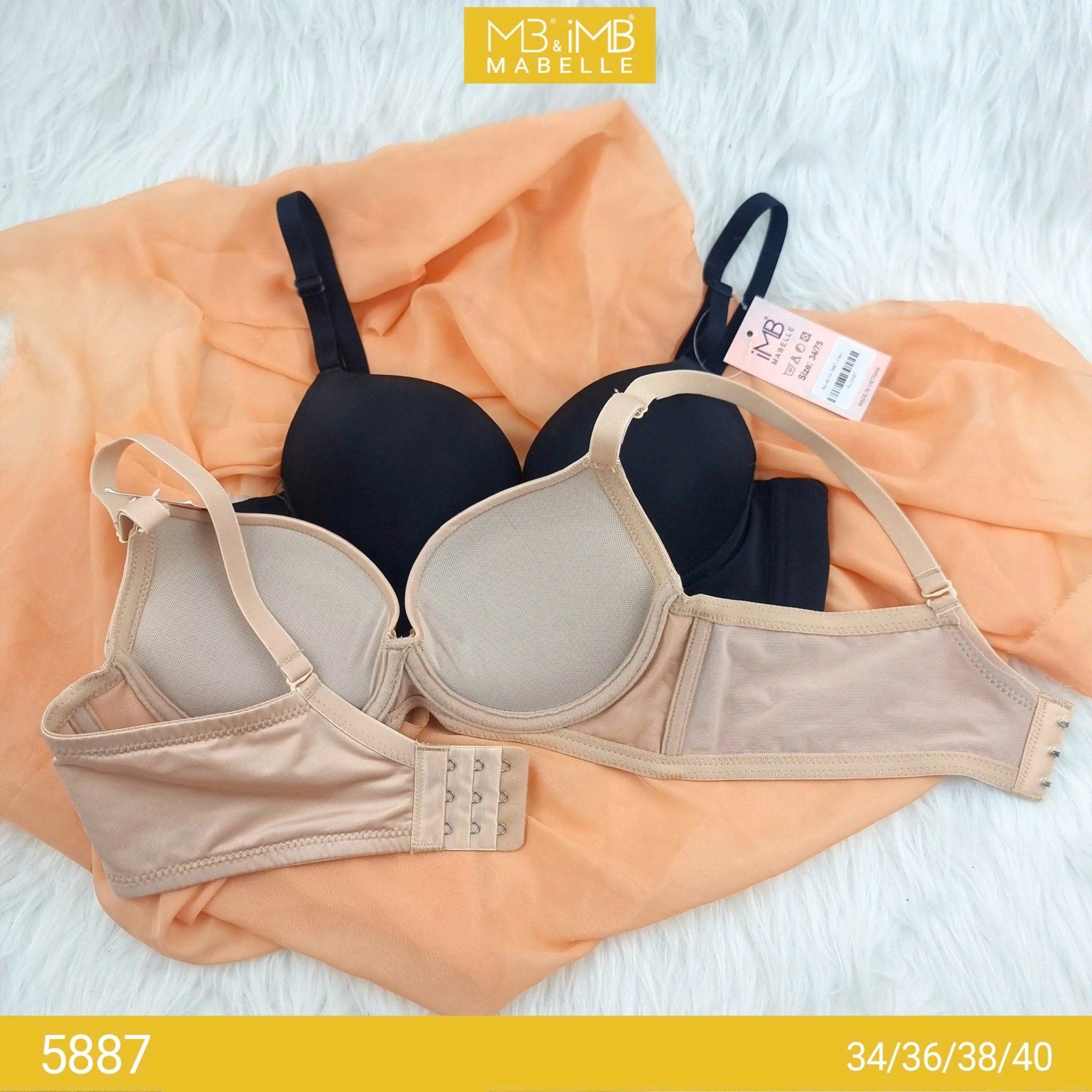 Áo ngực có gọng mút dày siêu đẩy MB 5887 lưới điều hòa