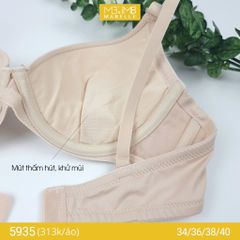 Áo ngực gọng mềm mút vừa MB 5935 lưng 2 lớp điều hòa bản vừa