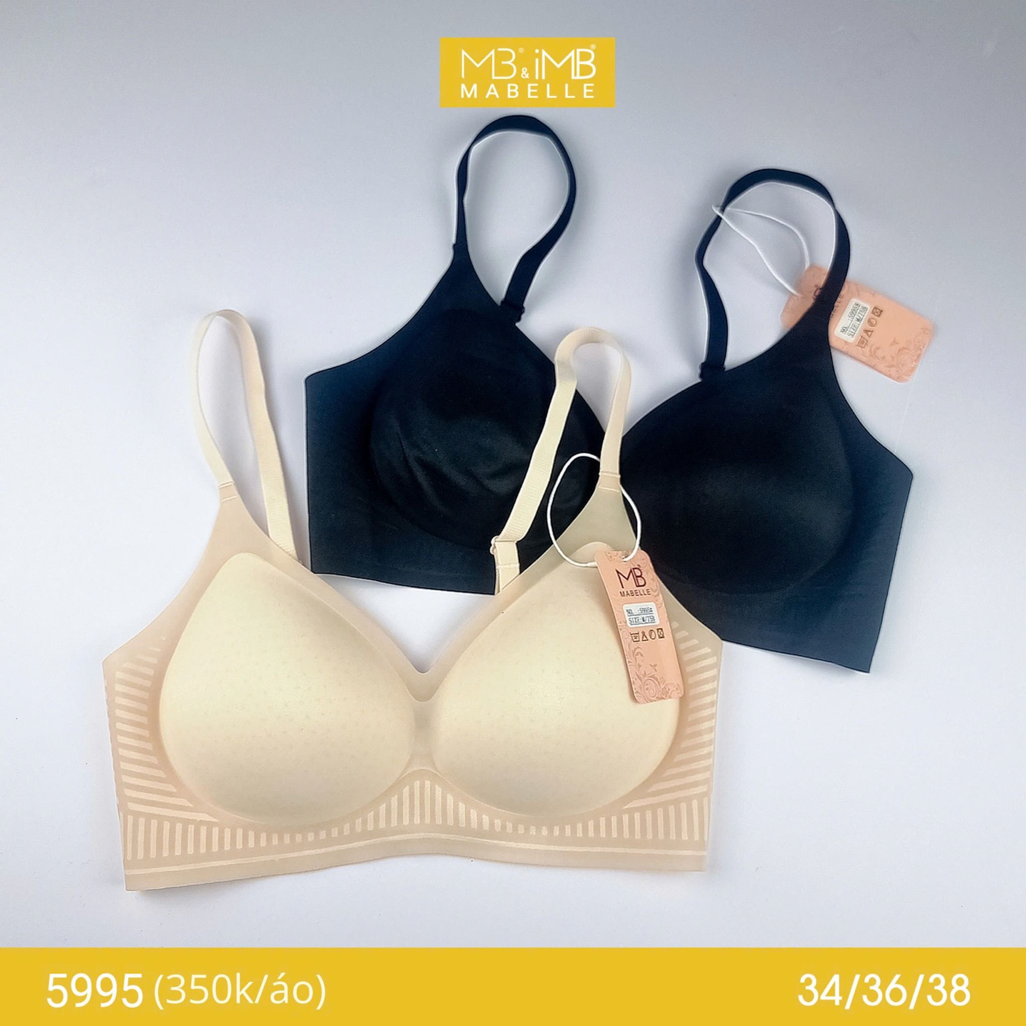 Áo ngực tàng hình không gọng mút mỏng MB 5995 - Nhẹ mát, chống hằn