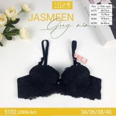 Áo ngực có gọng mềm mút vừa 5102 ren quả