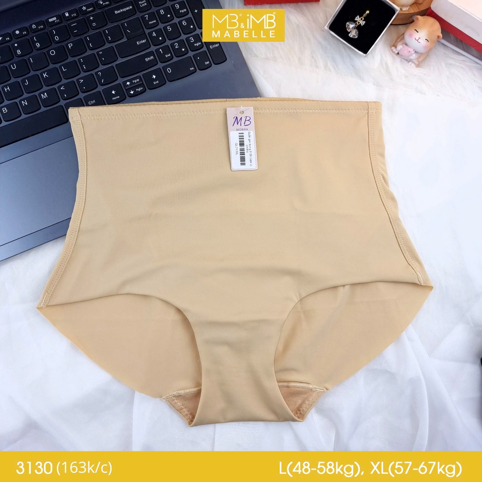 Quần gen bụng tạo eo tự nhiên MB 3130 quần gen 2 trong 1