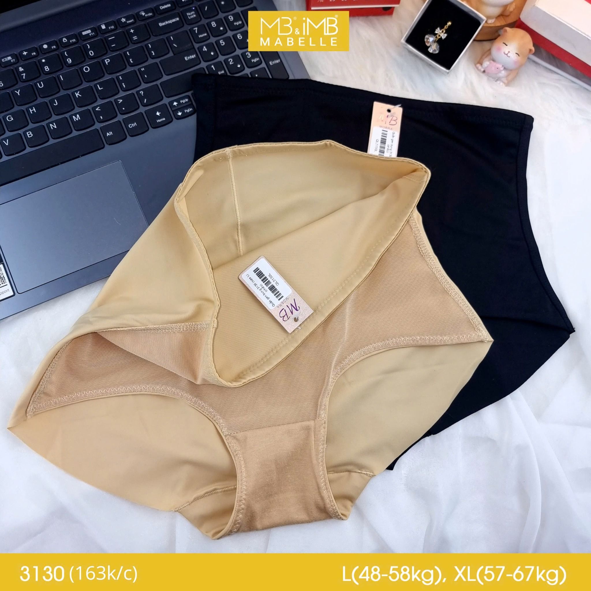 Quần gen bụng tạo eo tự nhiên MB 3130 quần gen 2 trong 1