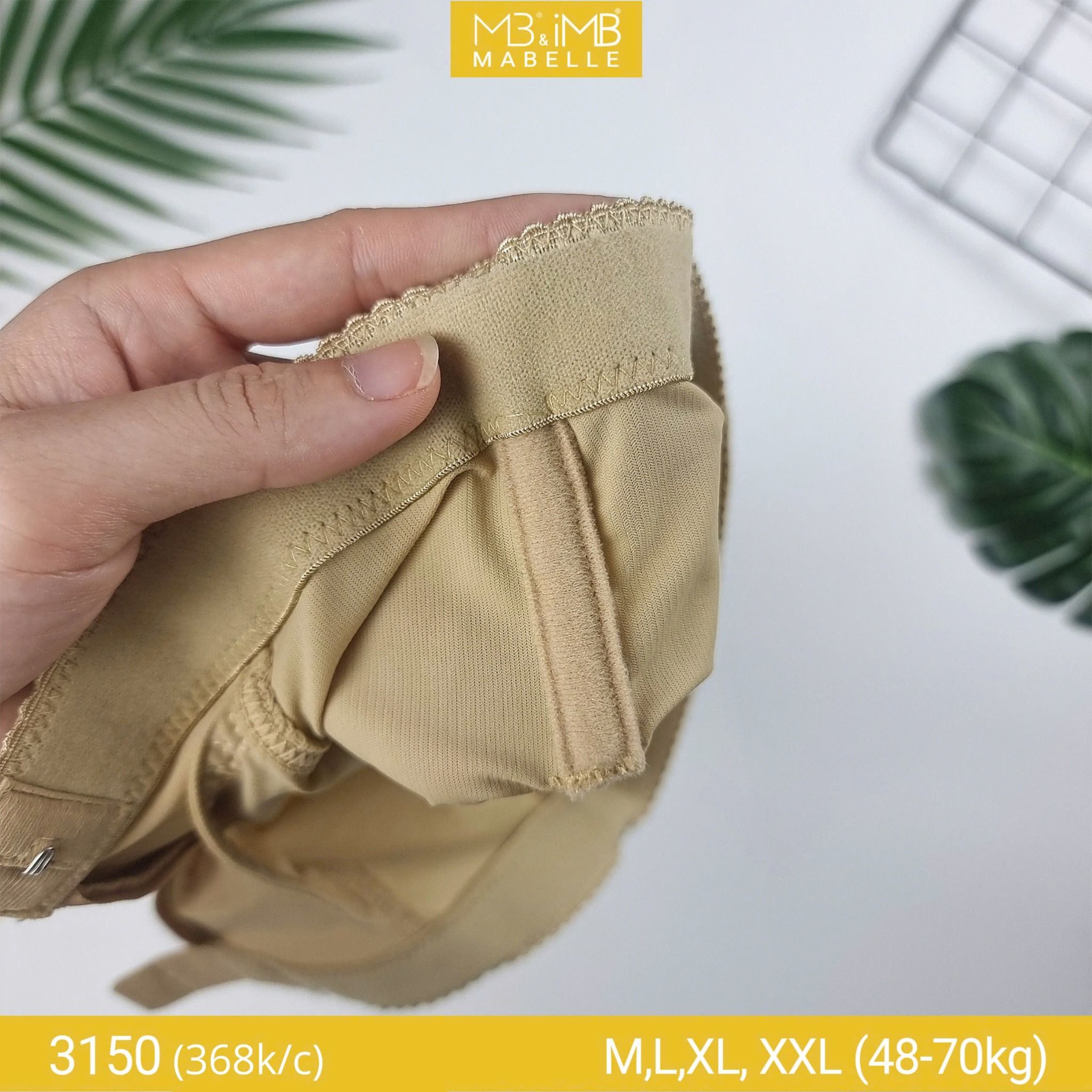 Quần gen bụng tàng hình có hạt massage MB 3150 quần gen hai lớp