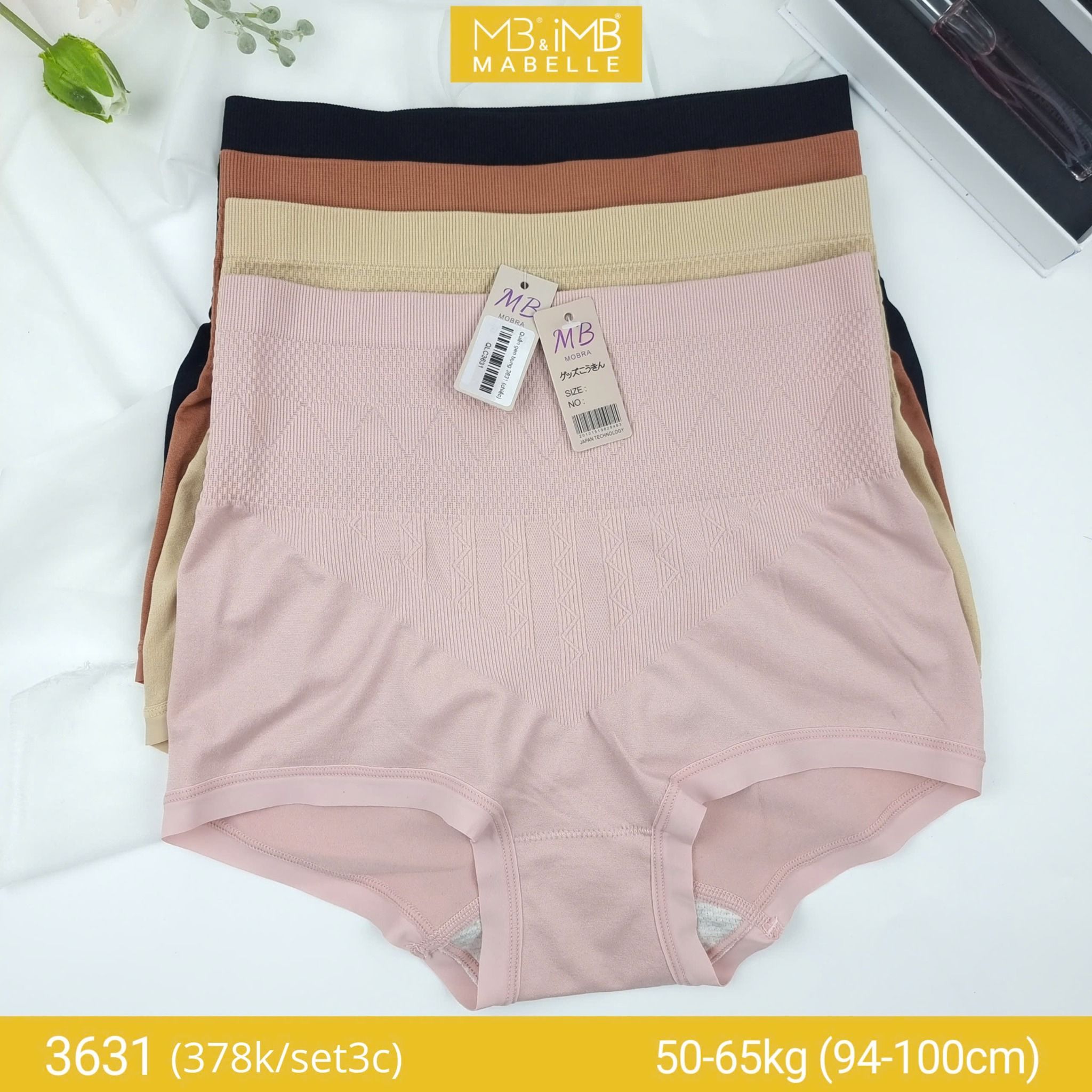 Gen bụng , gen nhẹ MB 3631 cạp cao