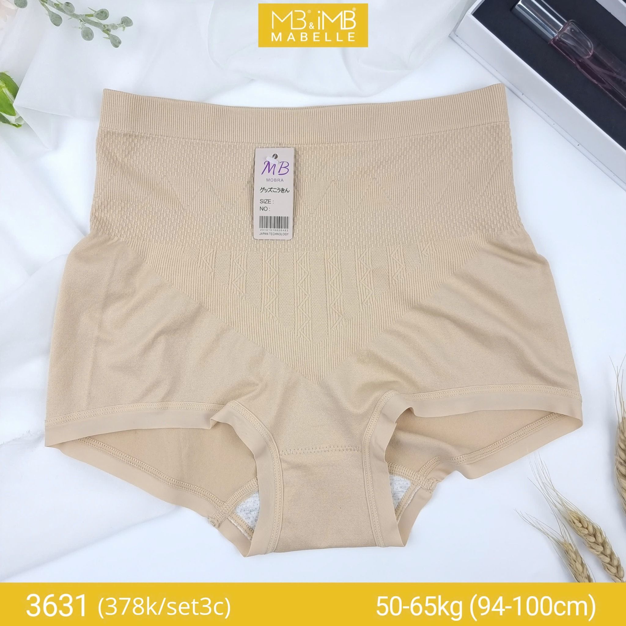 Gen bụng , gen nhẹ MB 3631 cạp cao