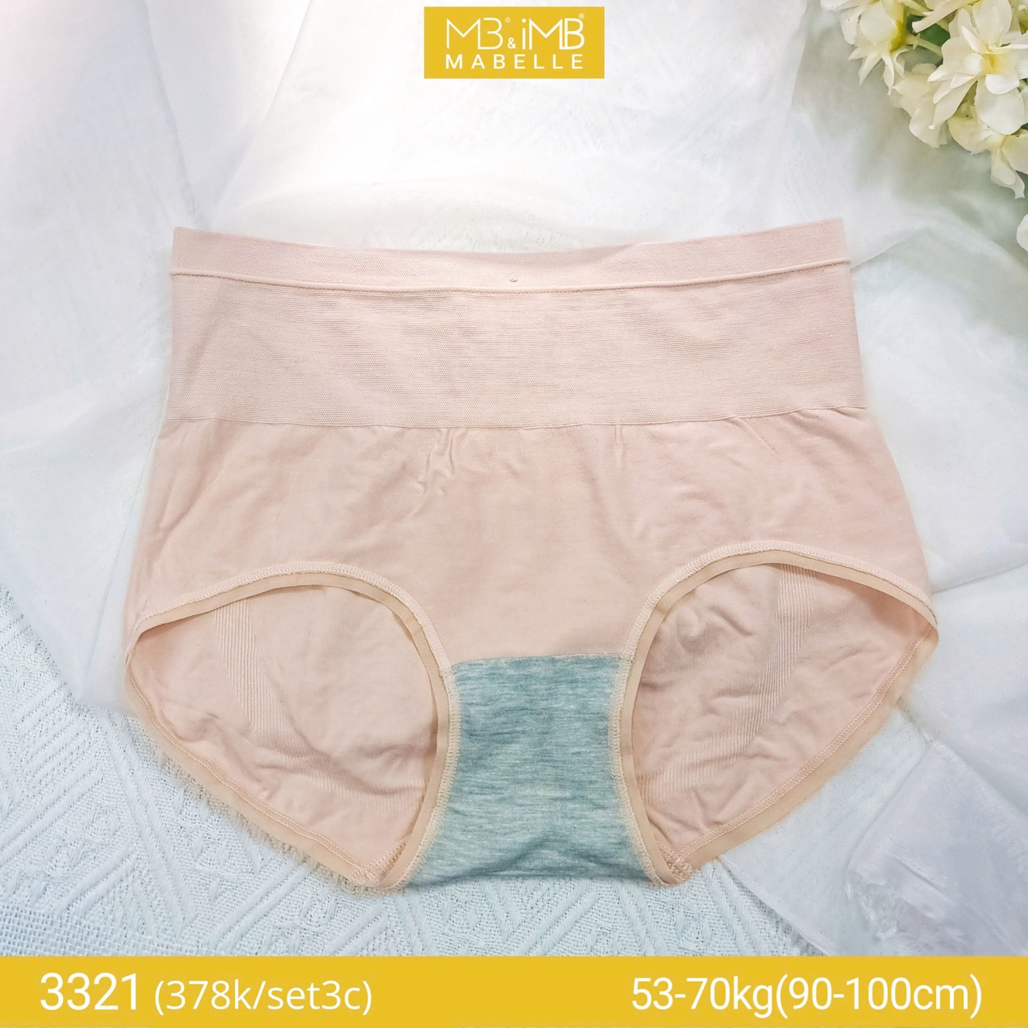 Gen bụng cạp cao MB 3321 - Vừa là quần lót cạp cao vừa là gen bụng dưới