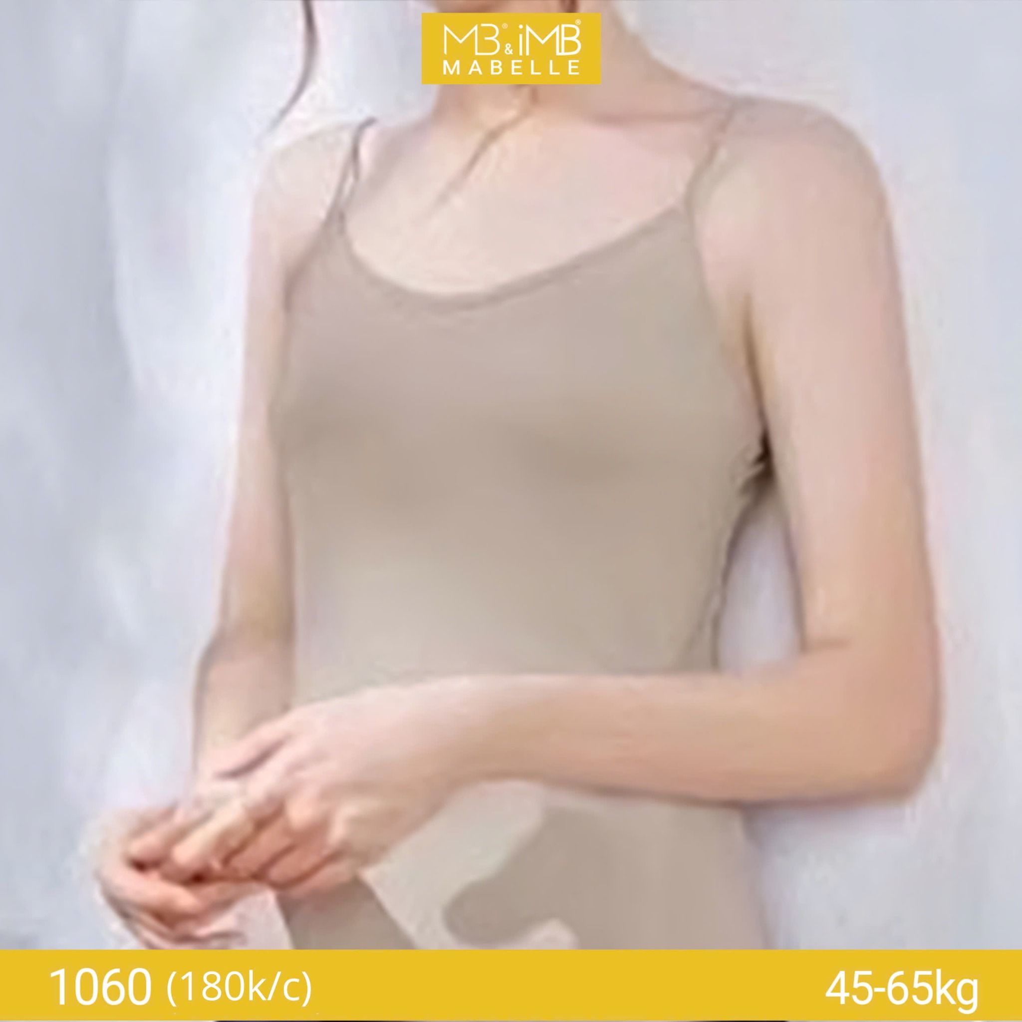 Áo 2 dây cotton sồi mặc trong vest MB 1060