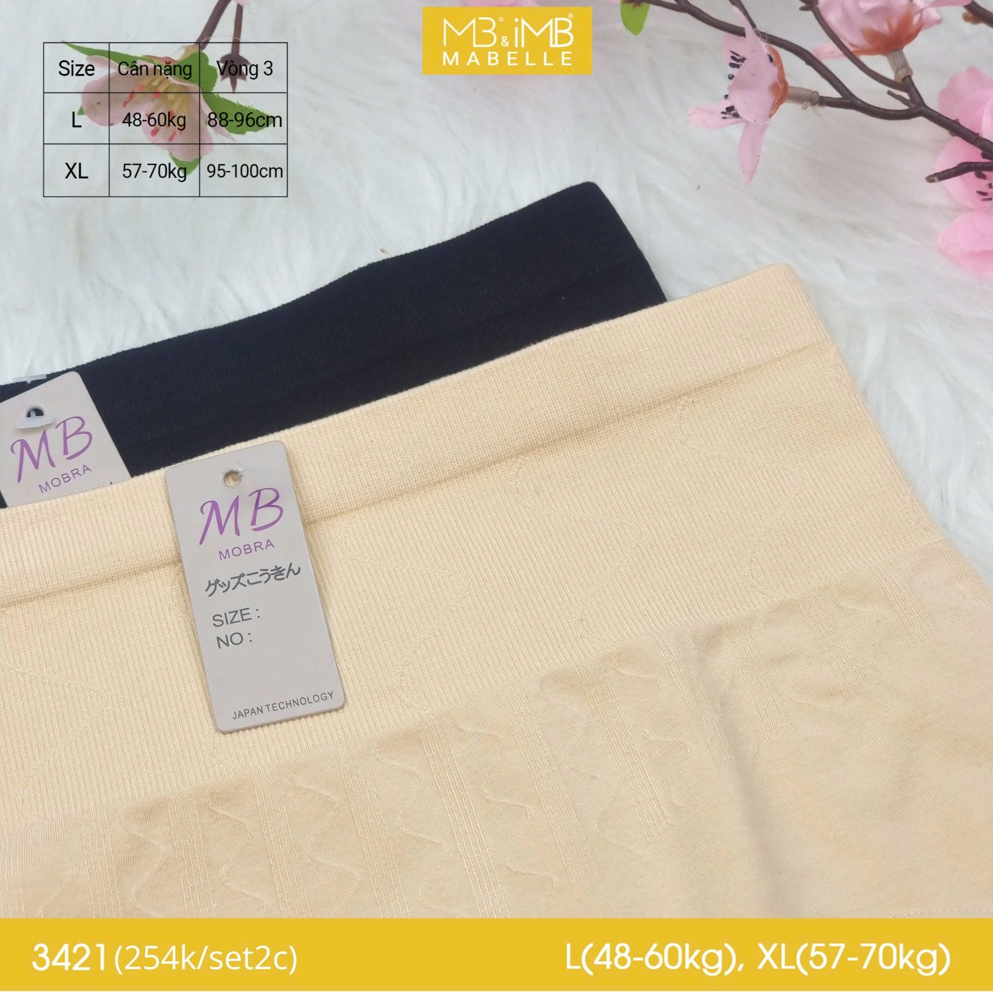 Quần gen bụng dưới cạp cao MB 3421 gen 2 trong 1