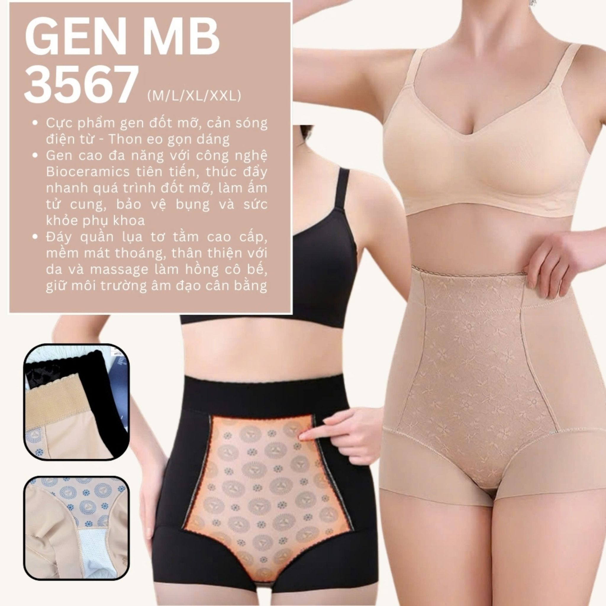 Quần gen bụng đinh hình MB 3567 ôm gọn vòng 2, nâng mông