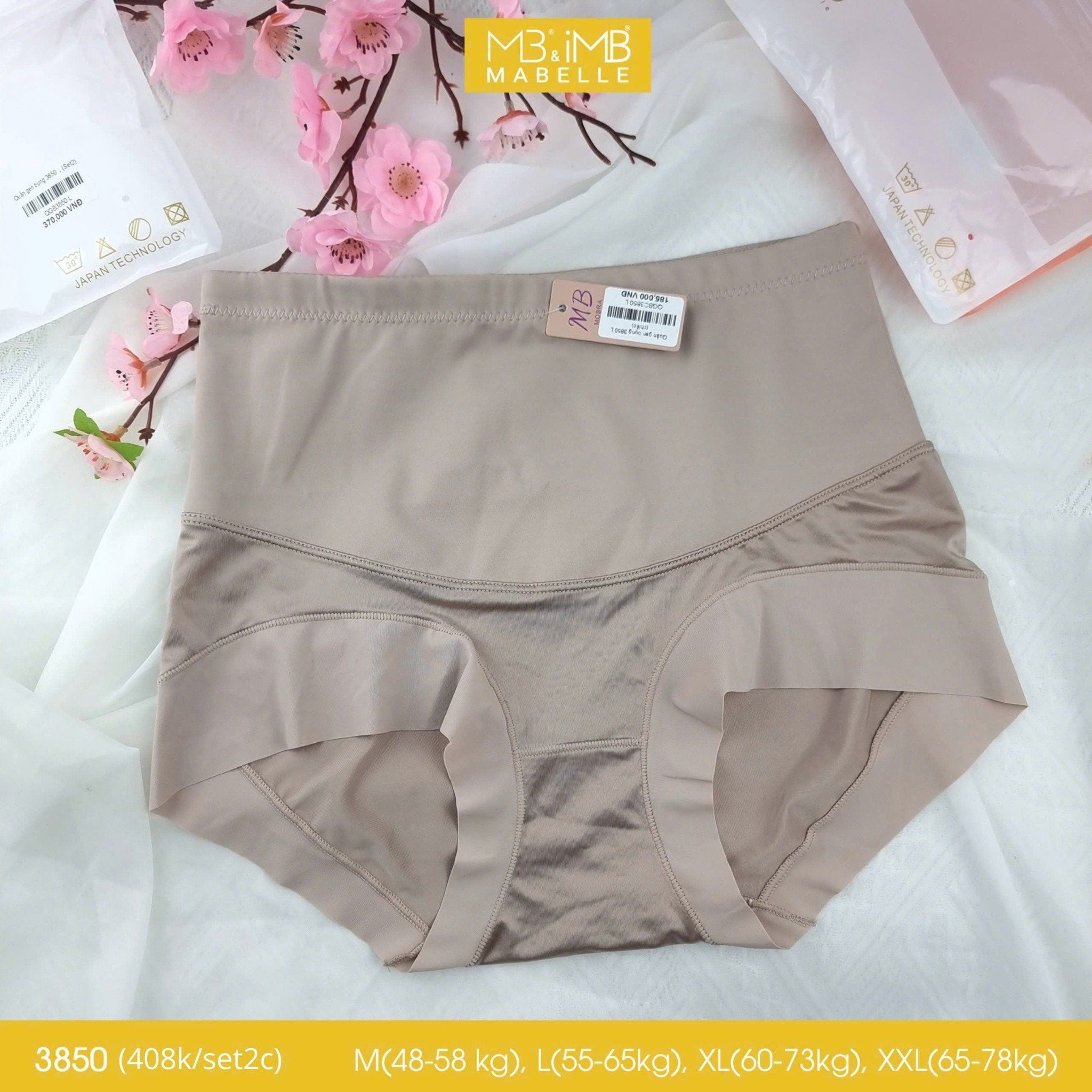 Quần lót cạp cao gen nhẹ 3850 gen bụng dưới