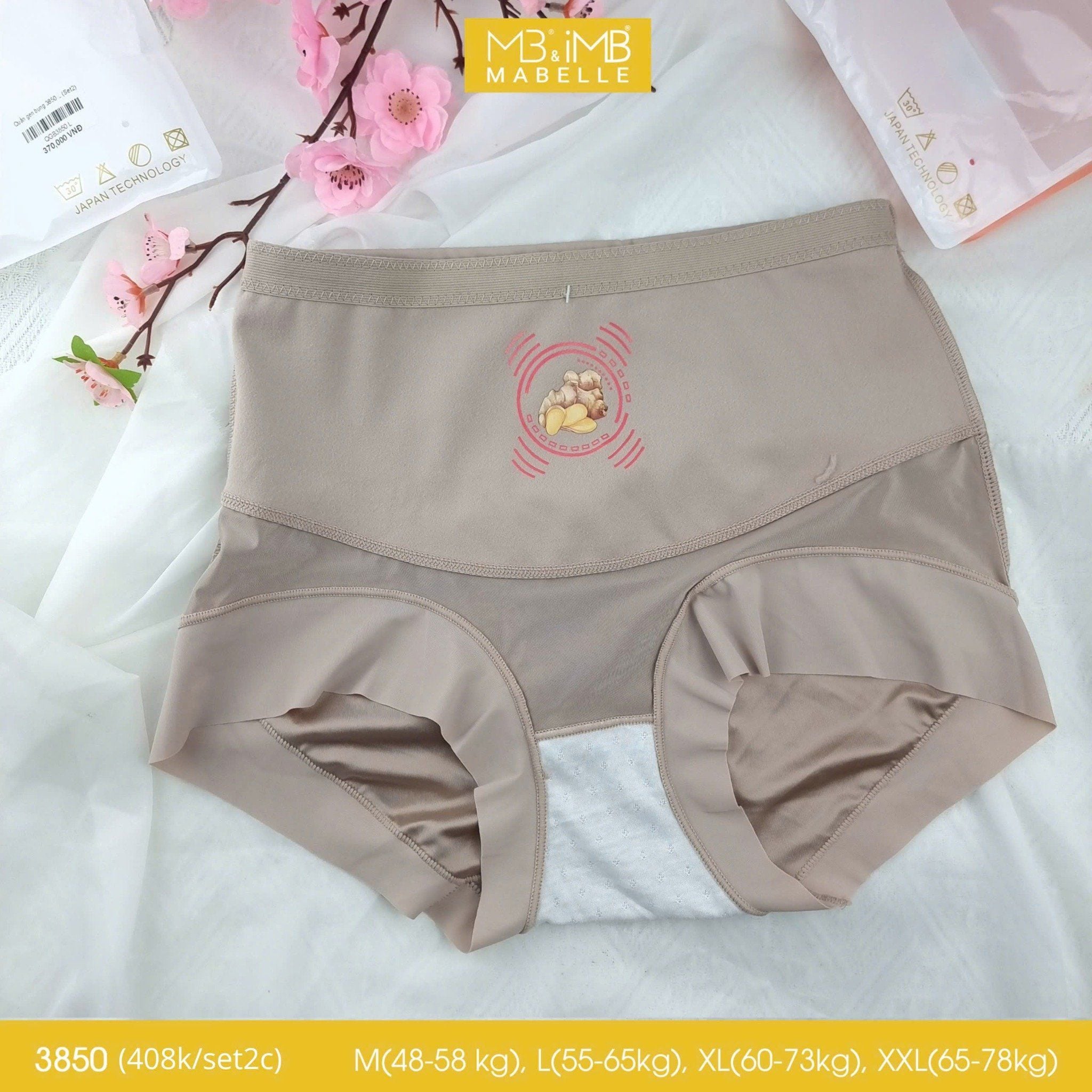 Quần lót cạp cao gen nhẹ 3850 gen bụng dưới