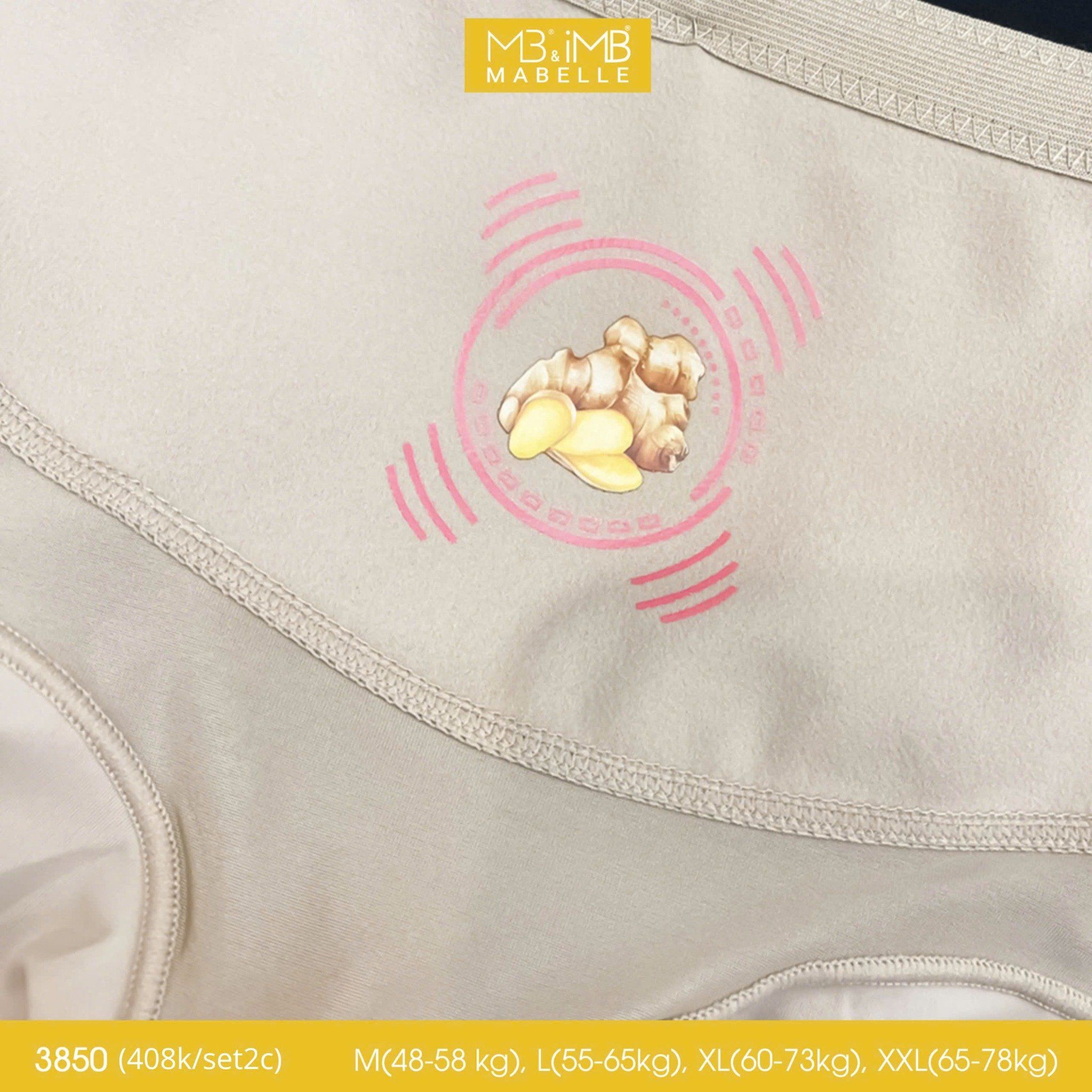 Quần lót cạp cao gen nhẹ 3850 gen bụng dưới