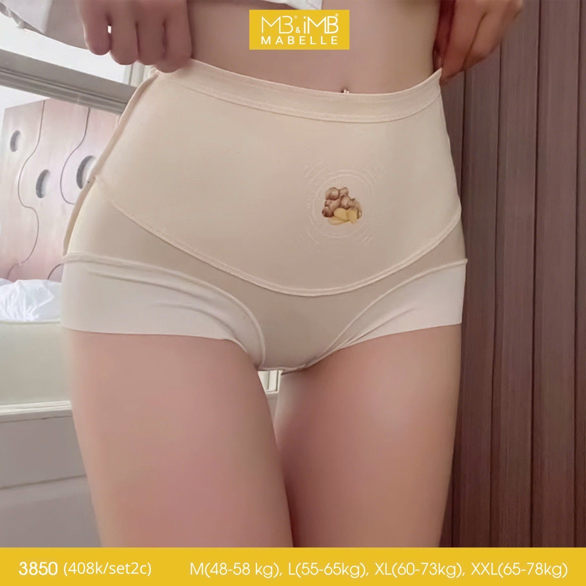 Quần lót cạp cao gen nhẹ 3850 gen bụng dưới