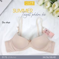Áo ngực không gọng mút mỏng 5175 3 móc