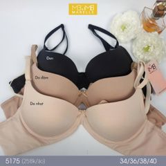 Áo ngực không gọng mút mỏng 5175 3 móc