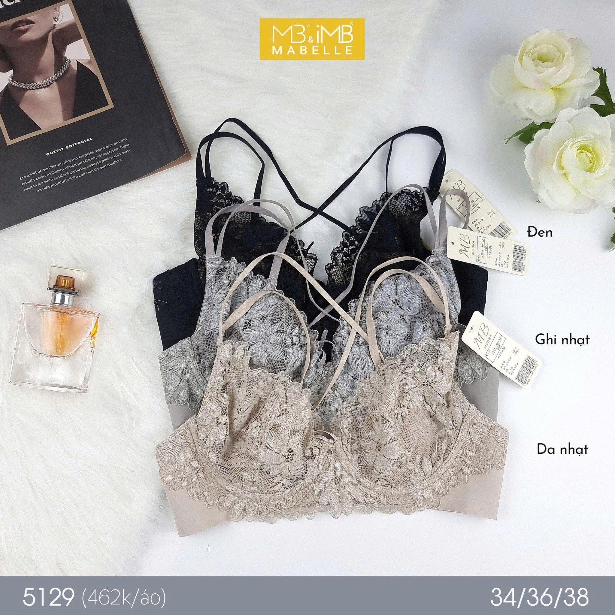 Áo ngực Bralette sexy 5129 mút mỏng