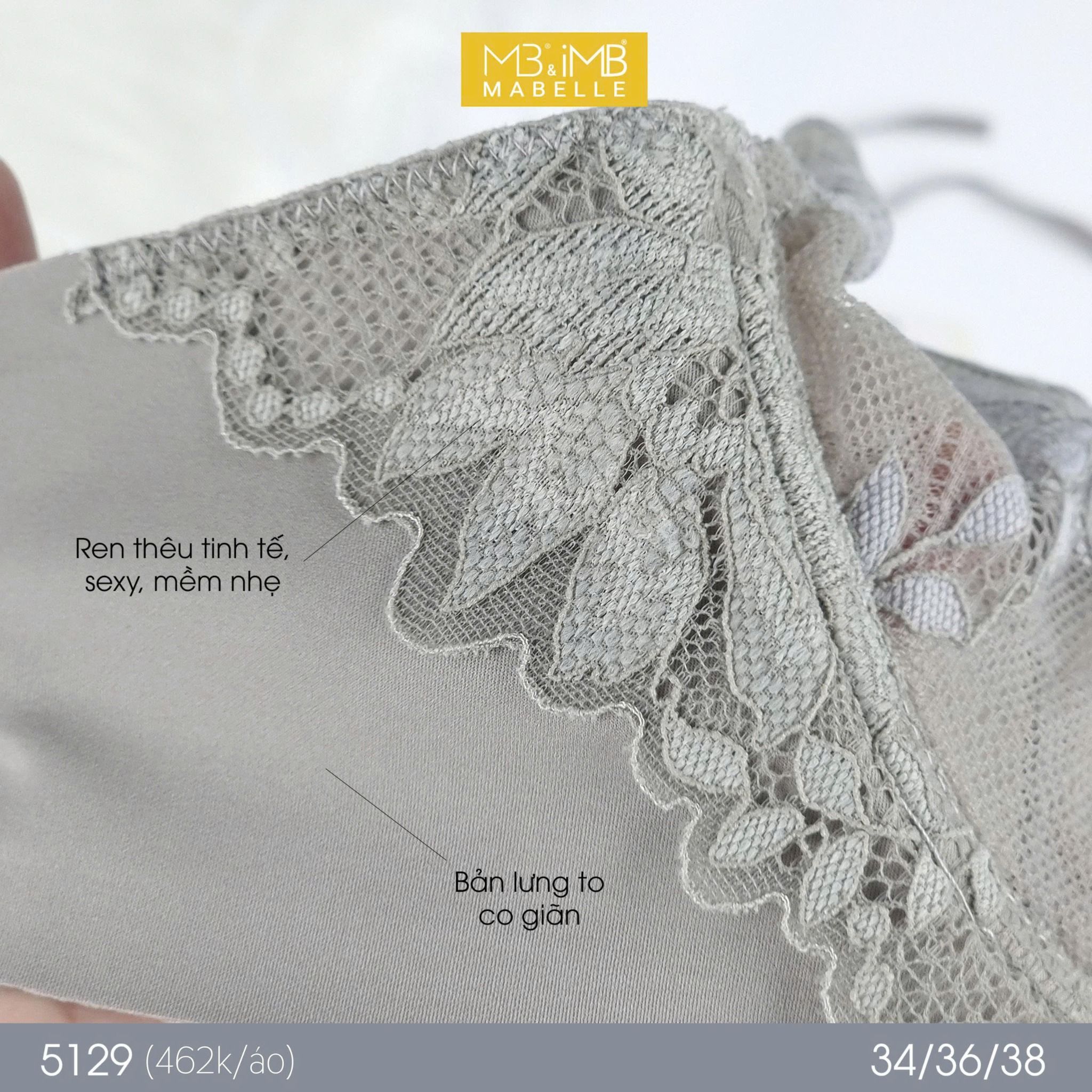 Áo ngực Bralette sexy 5129 mút mỏng