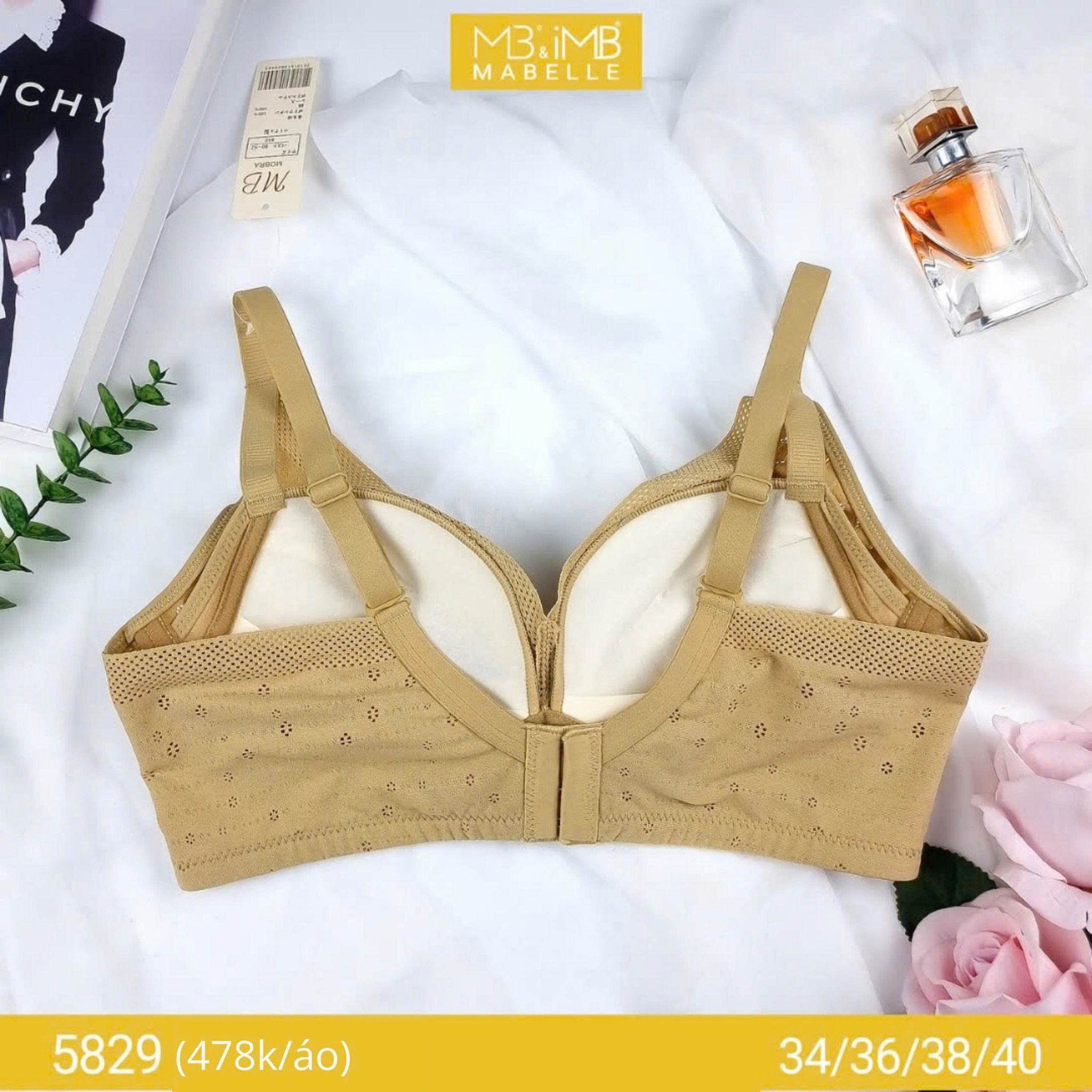 Áo ngực không gọng mút mỏng MB 5829