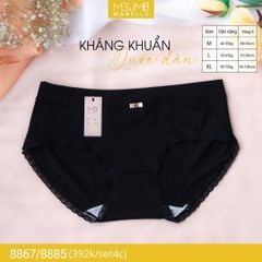 Quần lót kháng khuẩn 8885 (8867) cạp vừa