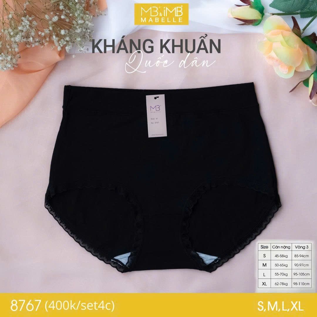 Quần lót kháng khuẩn 8767 cạp cao