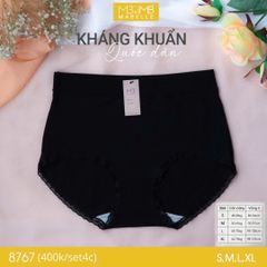 Quần lót kháng khuẩn 8767 cạp cao
