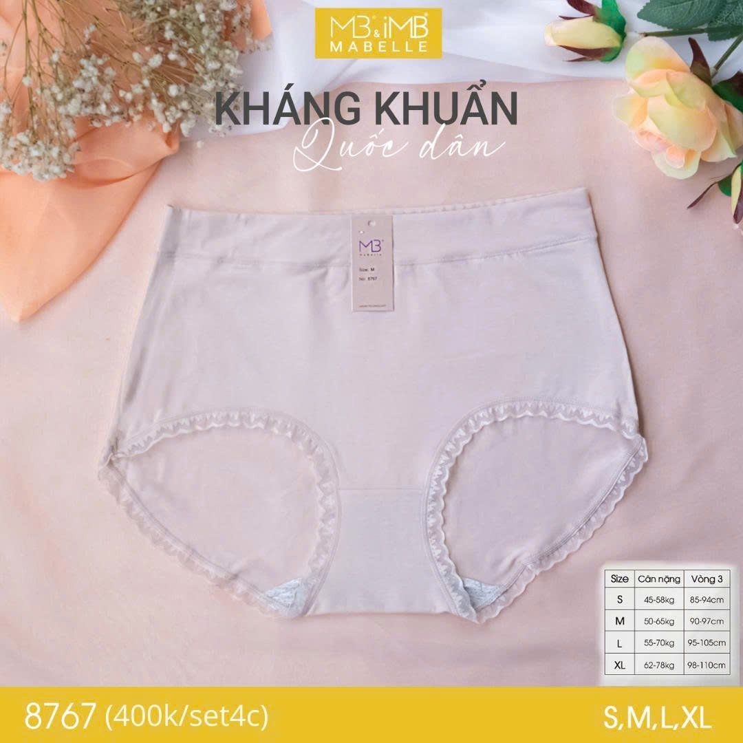 Quần lót kháng khuẩn 8767 cạp cao