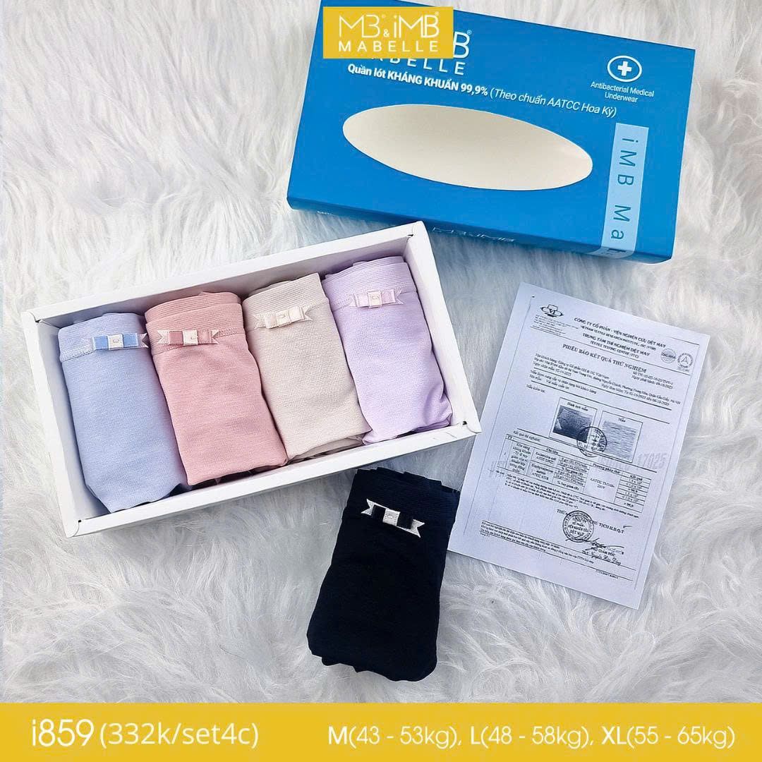 Quần lót kháng khuẩn làm mát MB i859 cạp vừa
