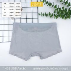 Quần sịp nam MB 1432 quần thông khí, kháng khuẩn, điều hòa làm mát