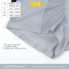 Quần sịp nam MB 1432 quần thông khí, kháng khuẩn, điều hòa làm mát