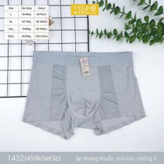 Quần sịp nam MB 1432 quần thông khí, kháng khuẩn, điều hòa làm mát