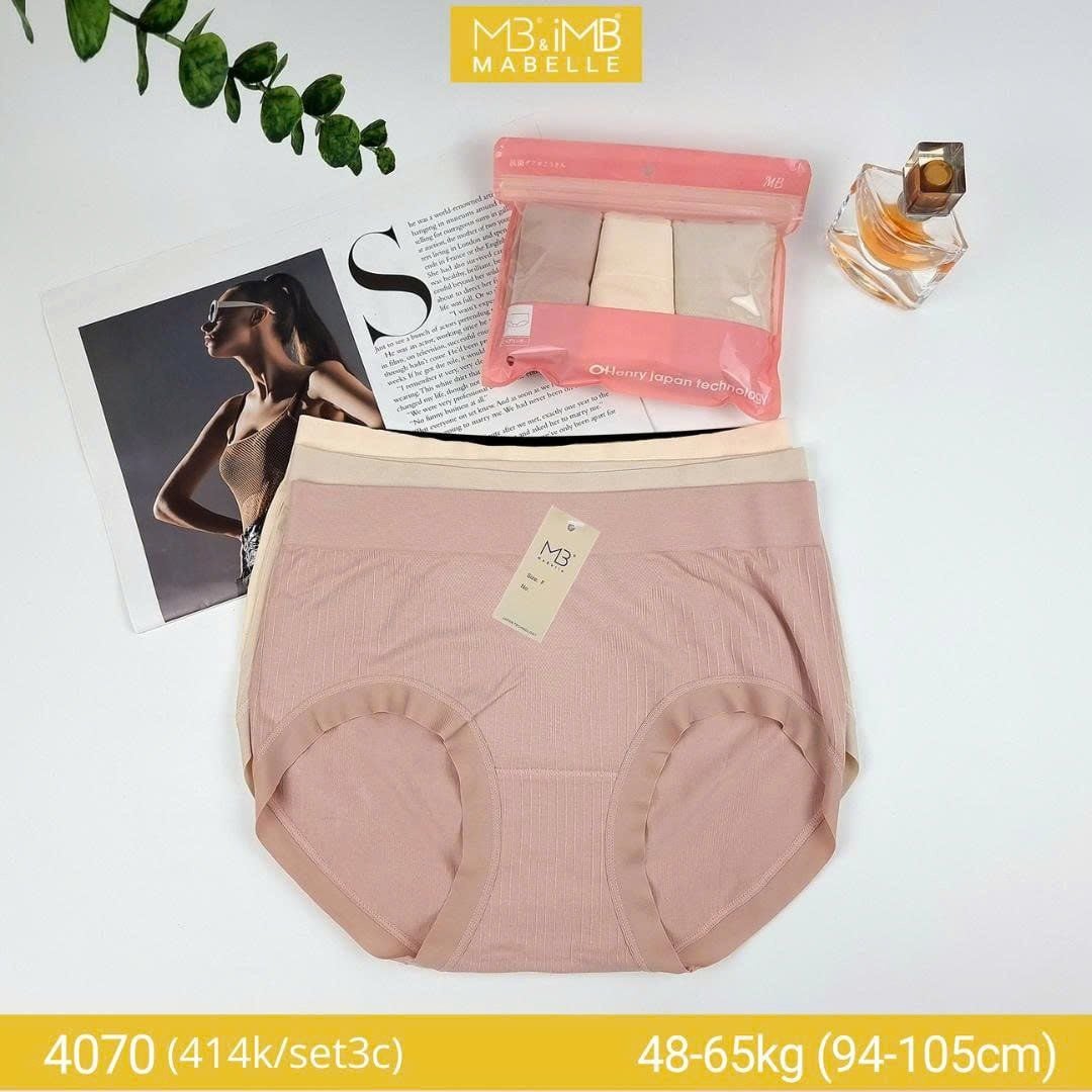 Quần lót dệt 3D cao cấp MB 4070 đáy cotton sạch khử khuẩn