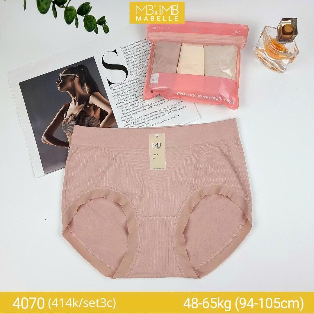 Quần lót dệt 3D cao cấp MB 4070 đáy cotton sạch khử khuẩn