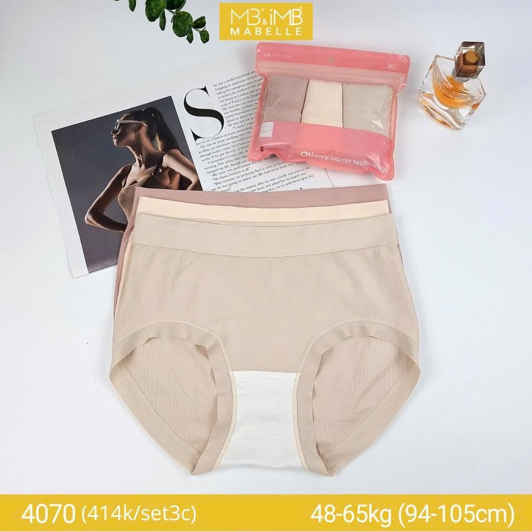 Quần lót dệt 3D cao cấp MB 4070 đáy cotton sạch khử khuẩn
