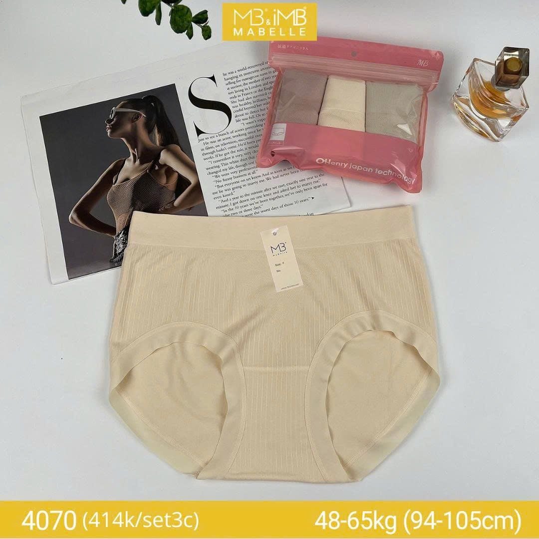 Quần lót dệt 3D cao cấp MB 4070 đáy cotton sạch khử khuẩn