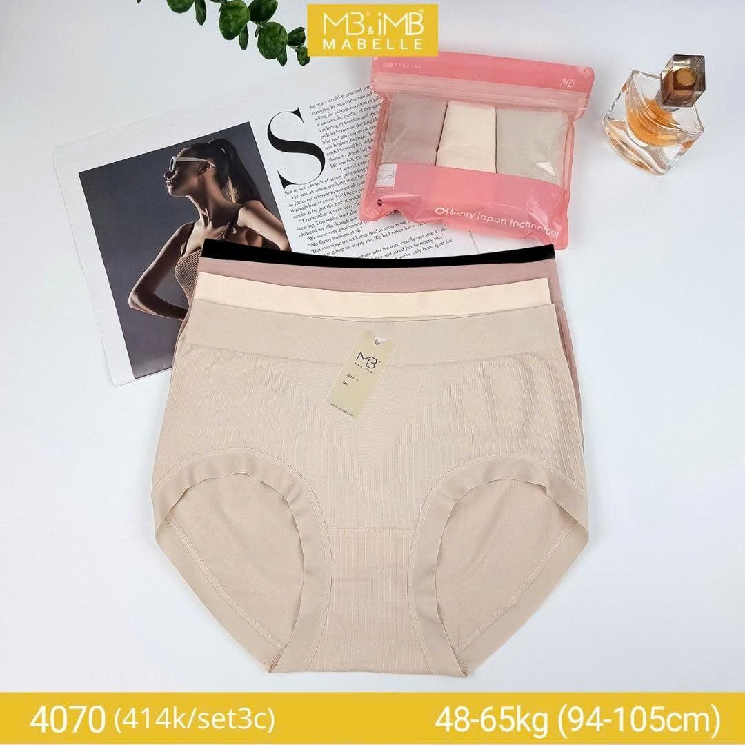 Quần lót dệt 3D cao cấp MB 4070 đáy cotton sạch khử khuẩn