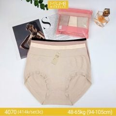 Quần lót dệt 3D cao cấp MB 4070 đáy cotton sạch khử khuẩn
