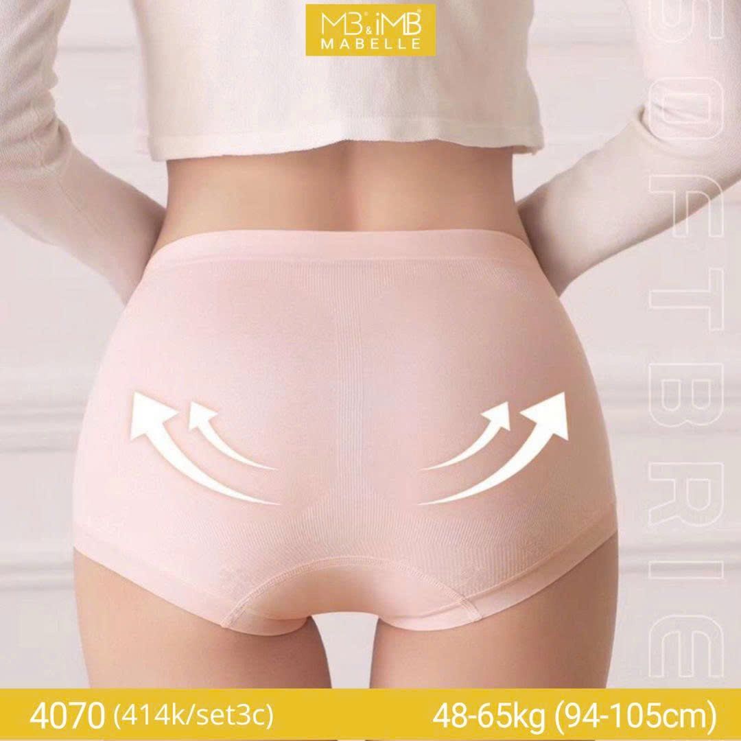 Quần lót dệt 3D cao cấp MB 4070 đáy cotton sạch khử khuẩn